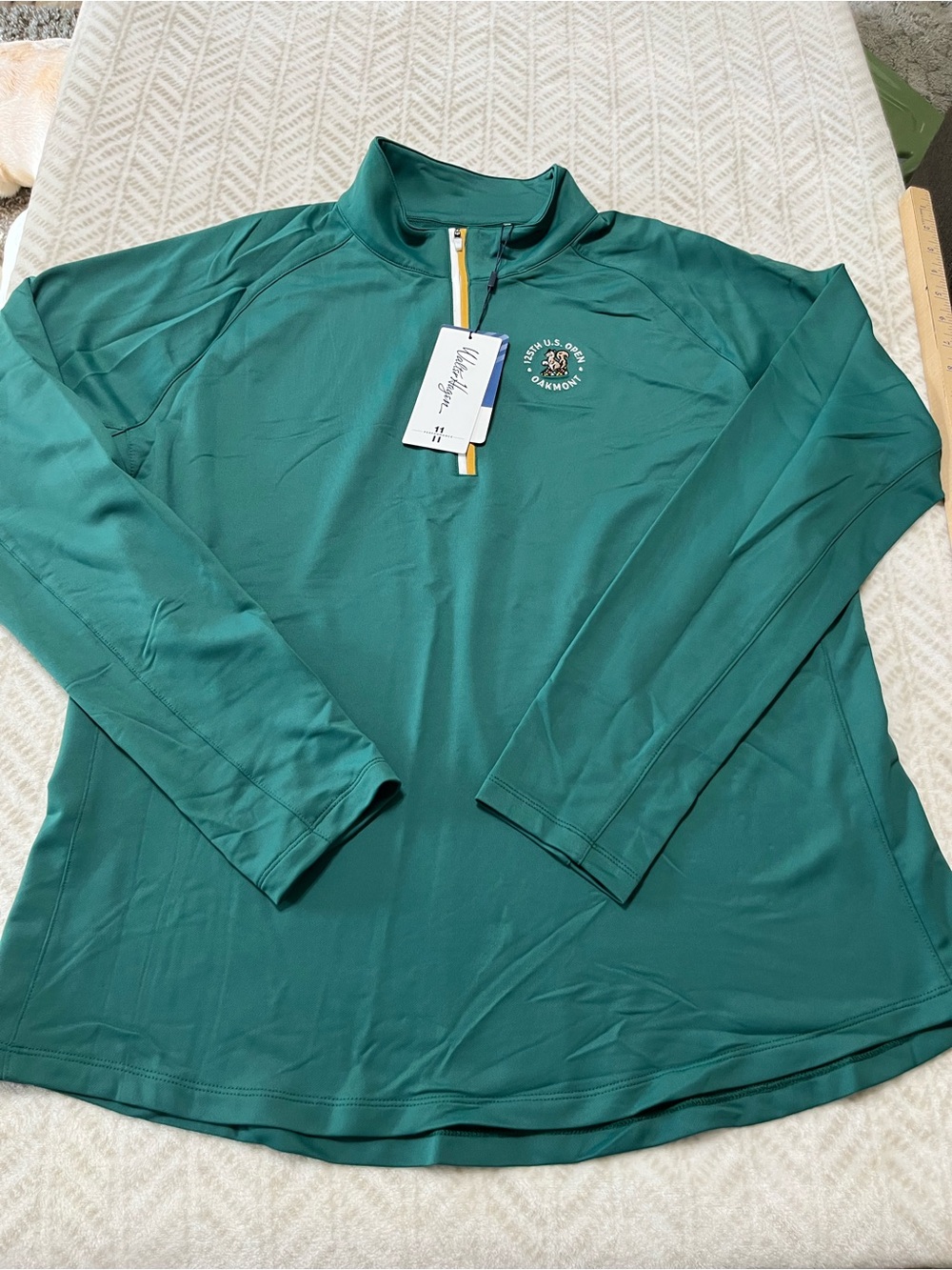 Walter Hagen Green Quarter-Zip Performance Pullover XXL US Open Oakmont